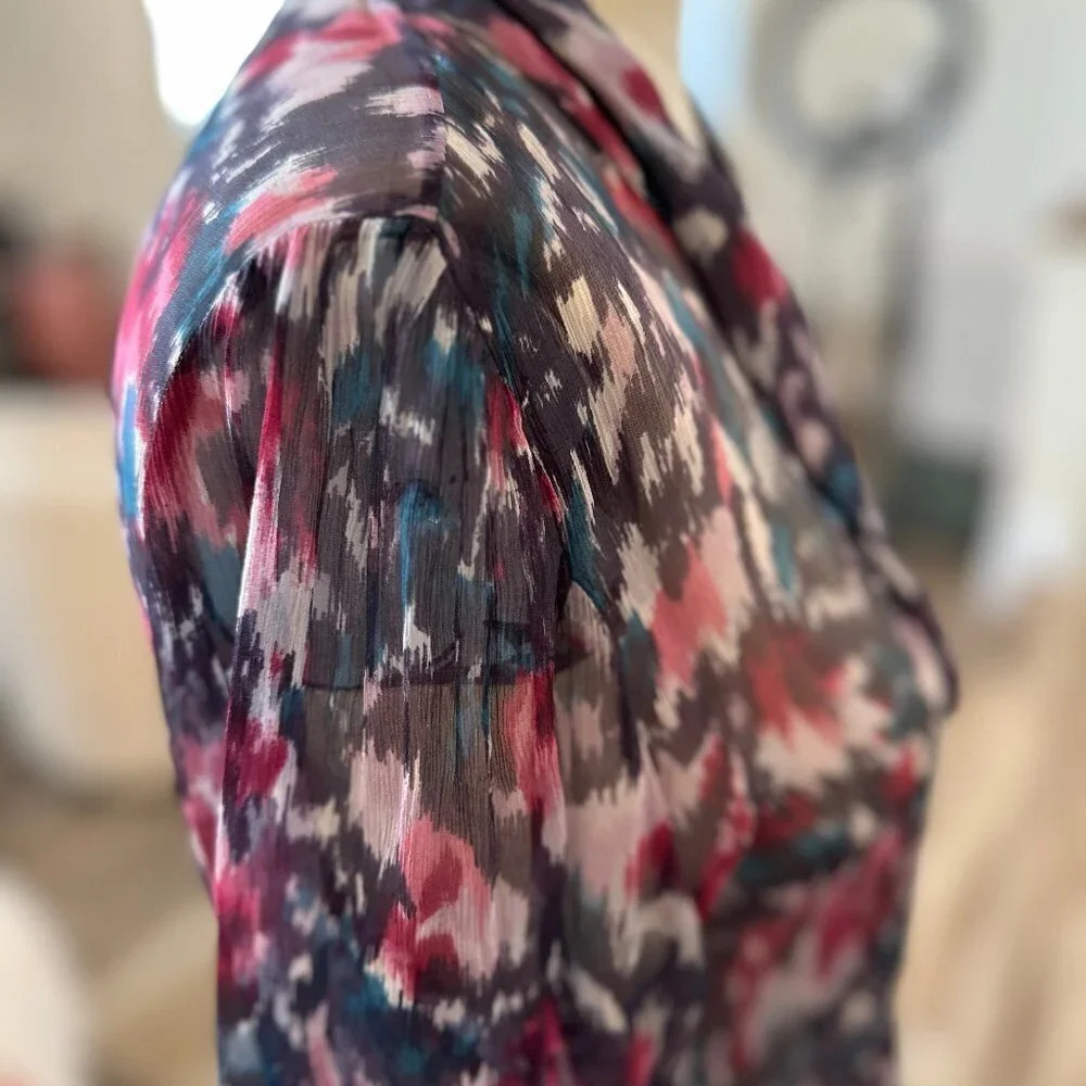 LaVia 18 by Piazza Sempione Silk Tunic Top in Large (12-14) - Picture 10 of 15